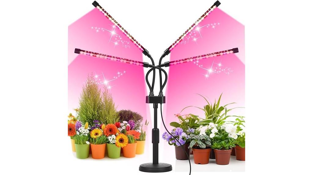 adjustable gooseneck indoor grow lights