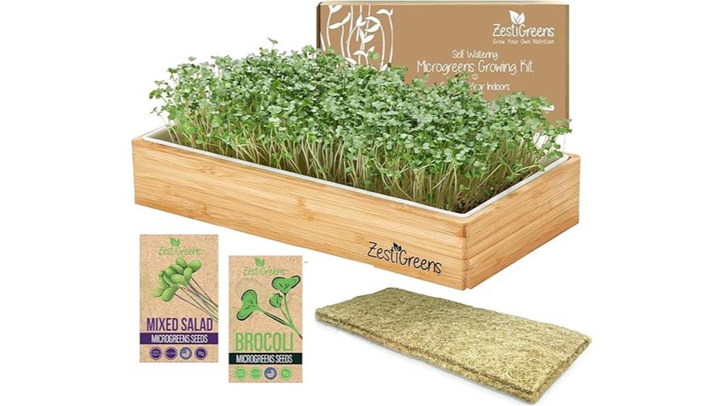automatic watering microgreen kit