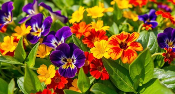 beautiful edible garden blooms