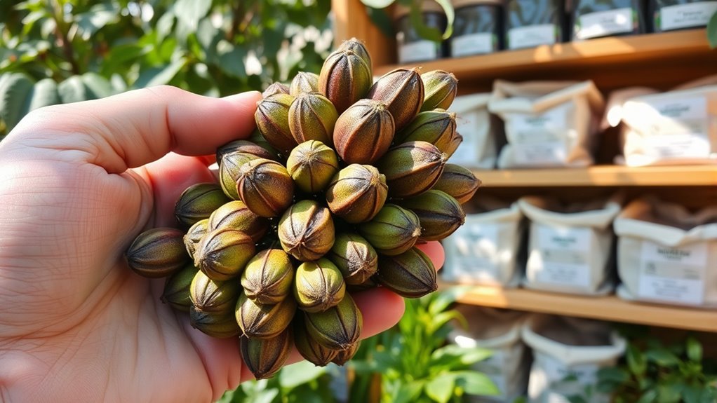 check for mature dry pods