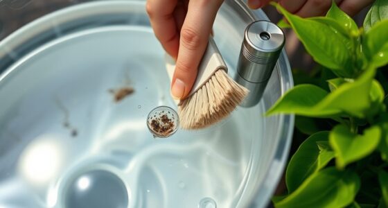 clean reservoirs and pumps