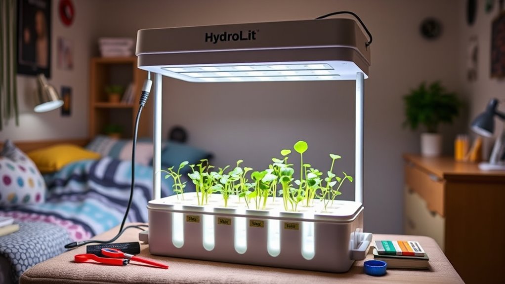 compact easy to use hydroponics