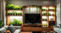 compact hydroponic furniture design