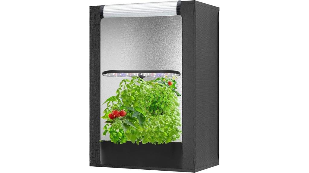 compact hydroponic grow tent