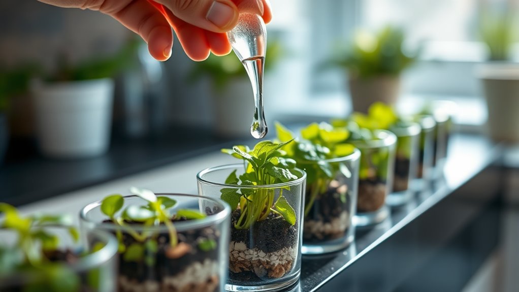consistent watering and monitoring