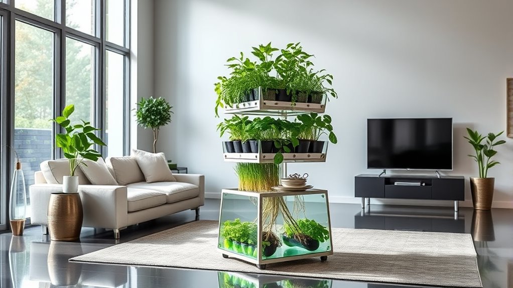 creative hydroponic home decor