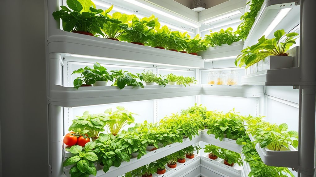 customizable indoor hydroponic gardens