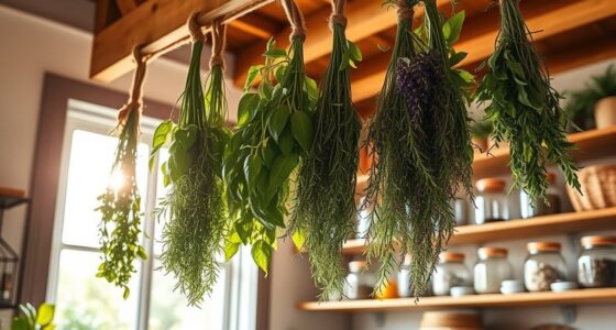 drying and storing herbs indoors