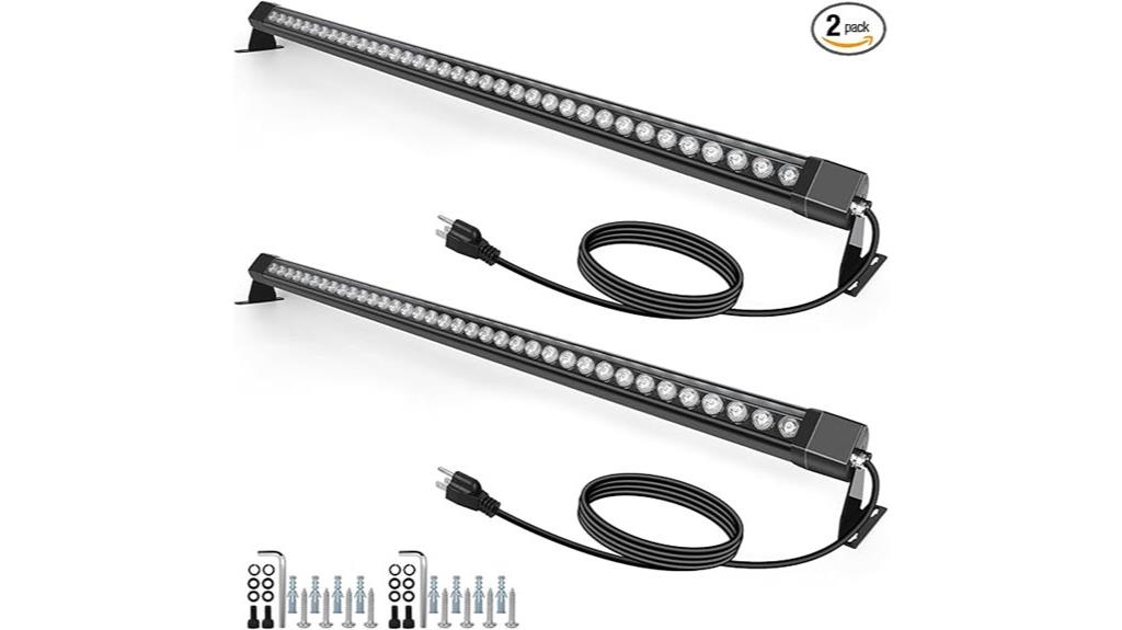 dual led wall washer bars