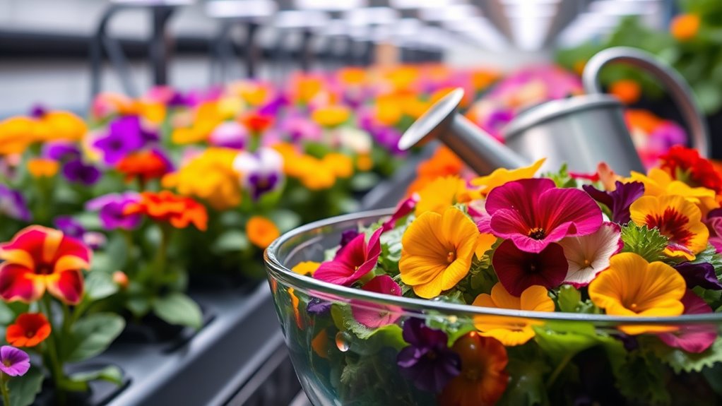 edible flowers enhance culinary presentation