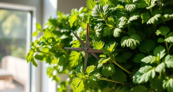 encourage bushier indoor herbs