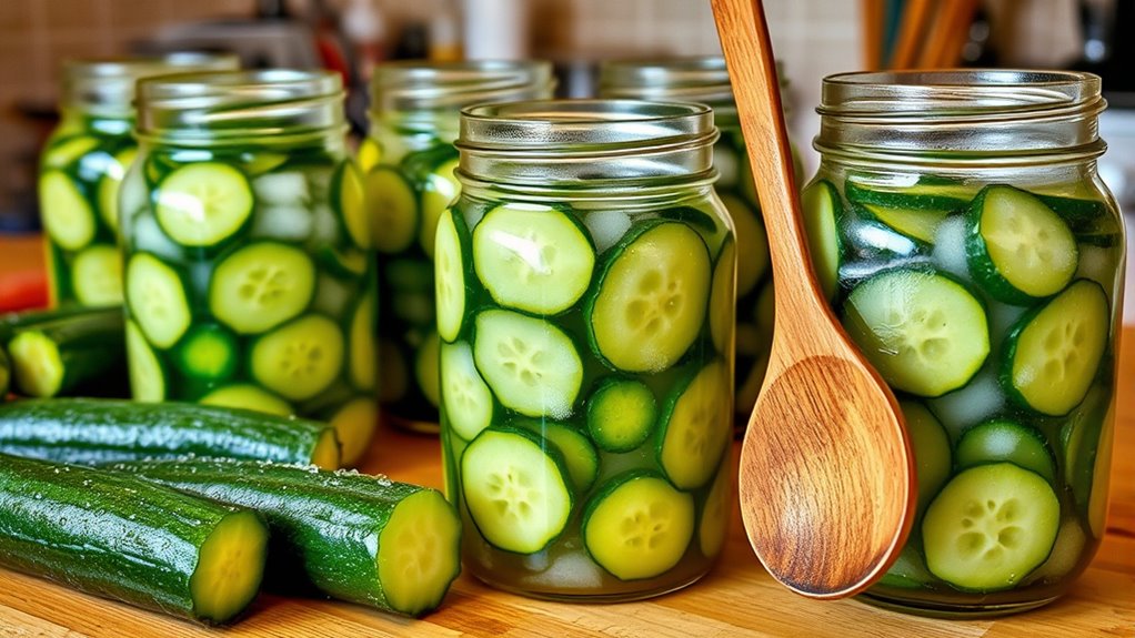 ferment cucumbers with spices