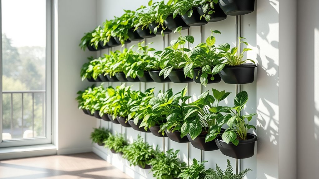 floor to ceiling herb garden