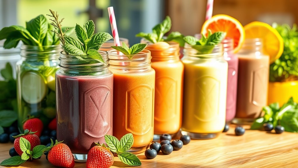 garden fresh nutritious smoothies daily