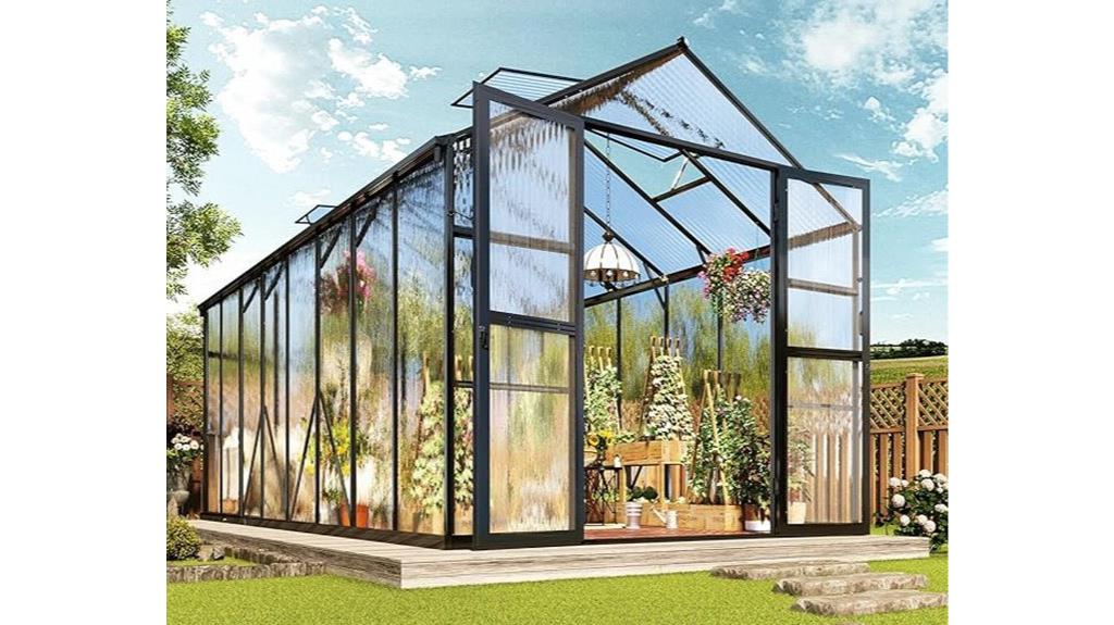 greenhouse with quick connectors