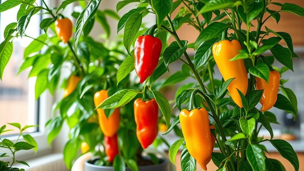 grow hot peppers indoors