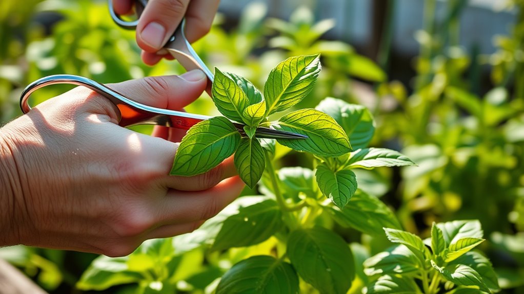 harvest at peak flowering stage