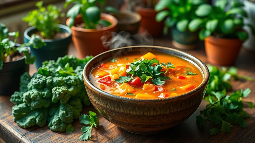 harvest fresh flavorful ingredients