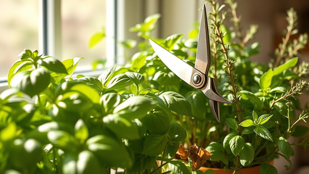 herbs need regular pruning