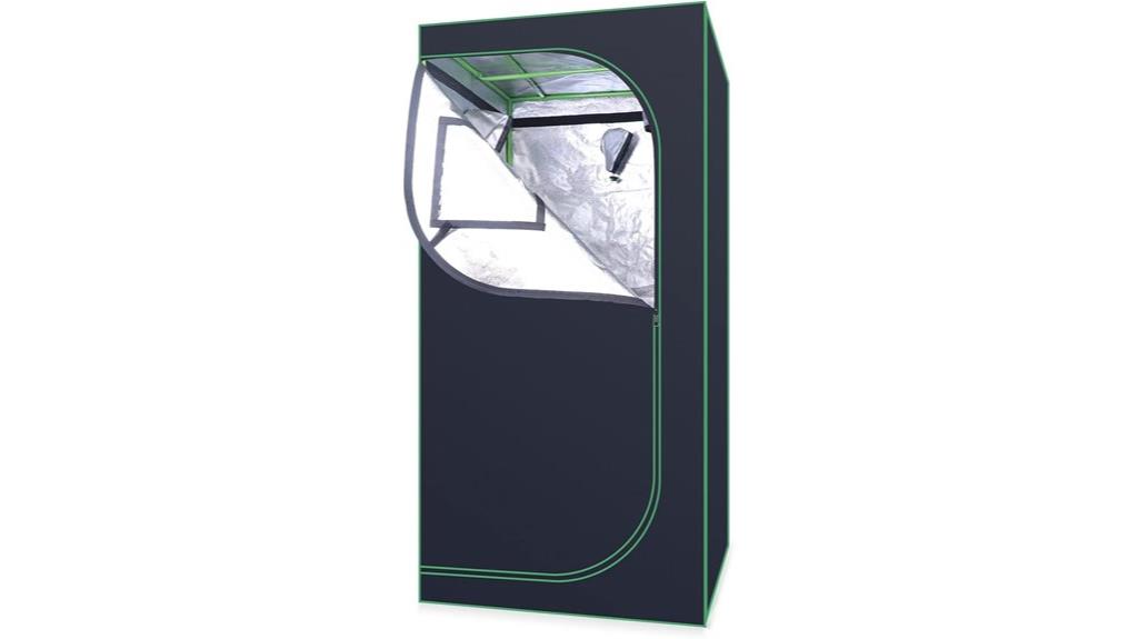 hydroponic grow tent window