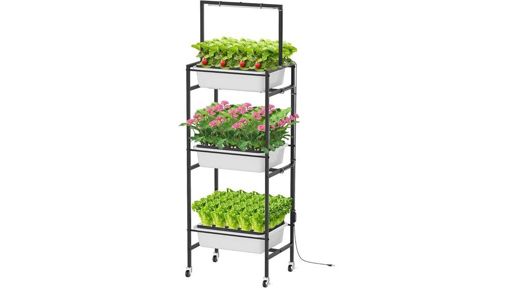 hydroponic kit with led