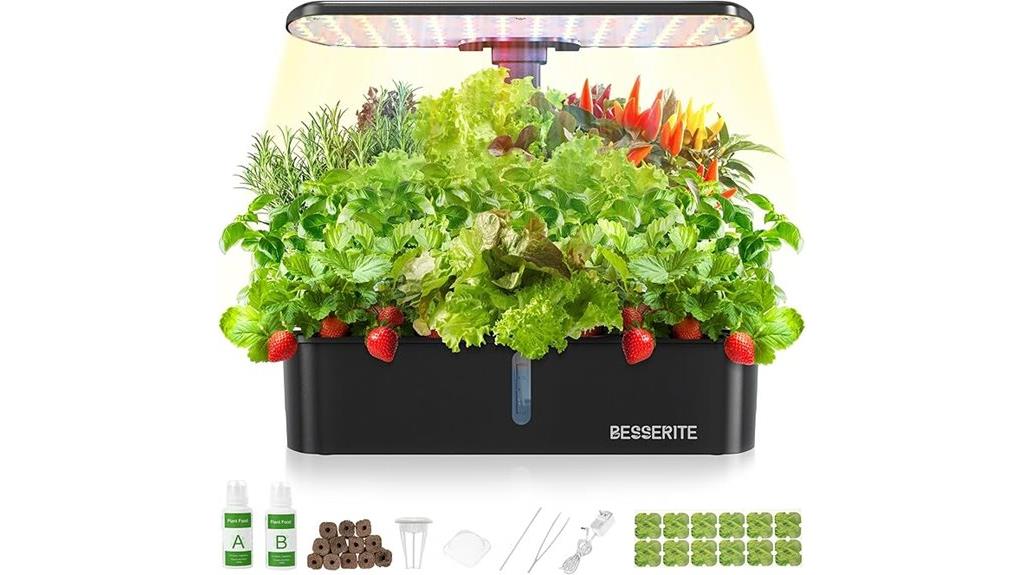 hydroponic kit with twelve