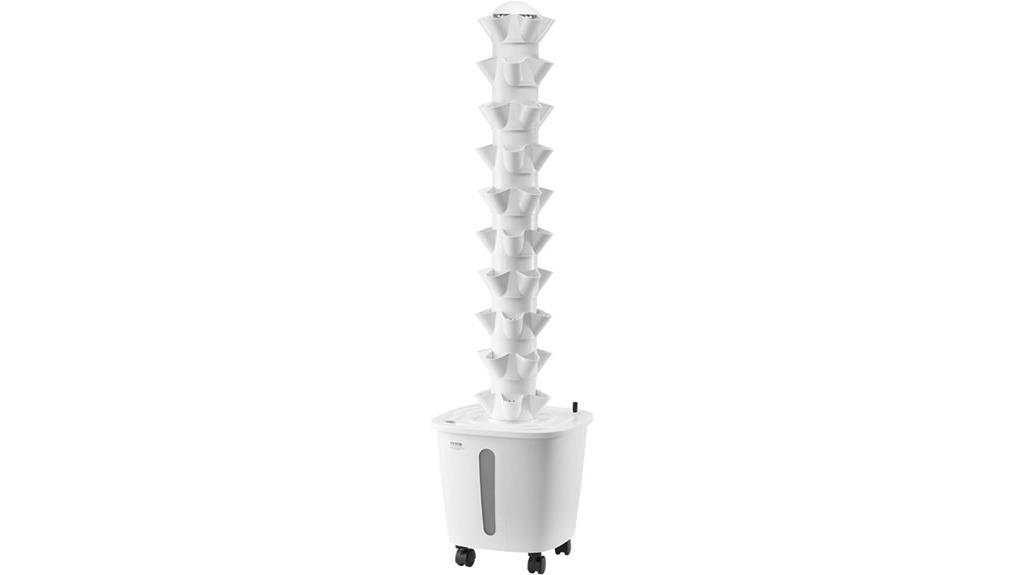 hydroponic system with fifty pods