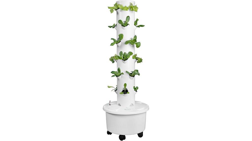 hydroponic tower with 24