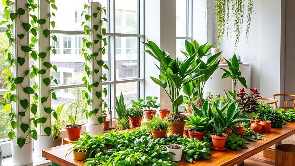 hydroponic towers versus tables