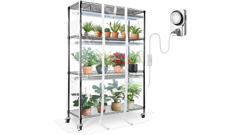 indoor 4 tier grow light