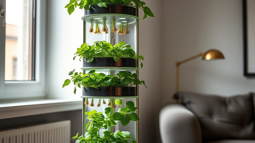indoor aeroponic garden towers