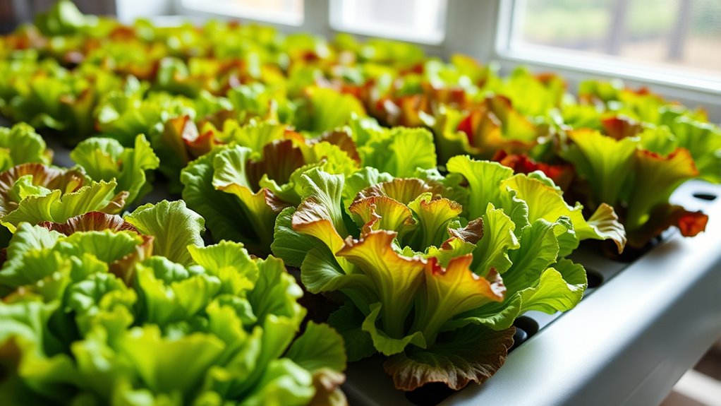 indoor compact lettuce cultivation