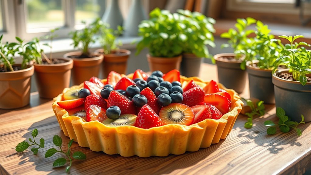 indoor garden fruit tart essentials