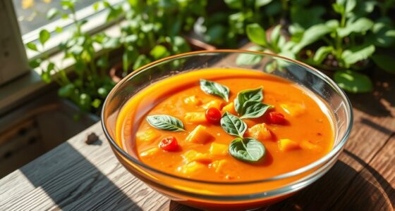 indoor garden harvest soup