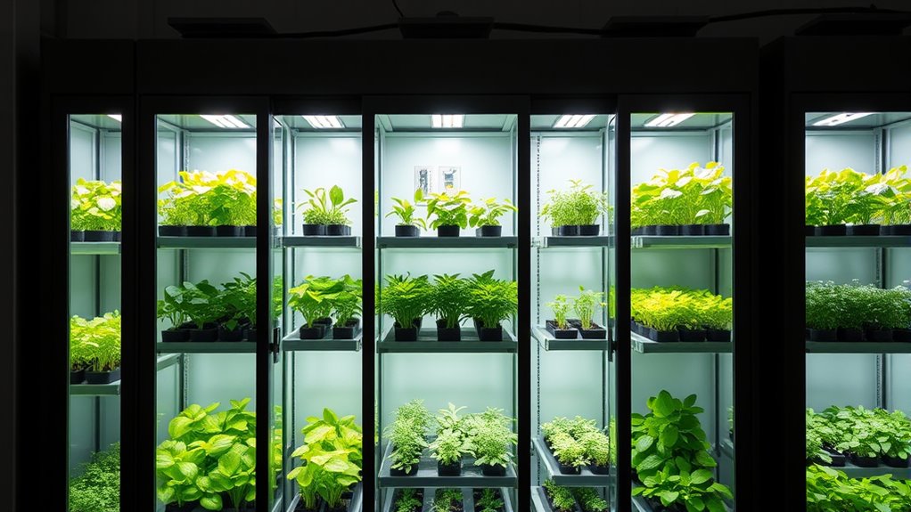 indoor greenhouse led cabinets