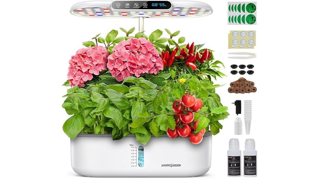 indoor herb hydroponic kit
