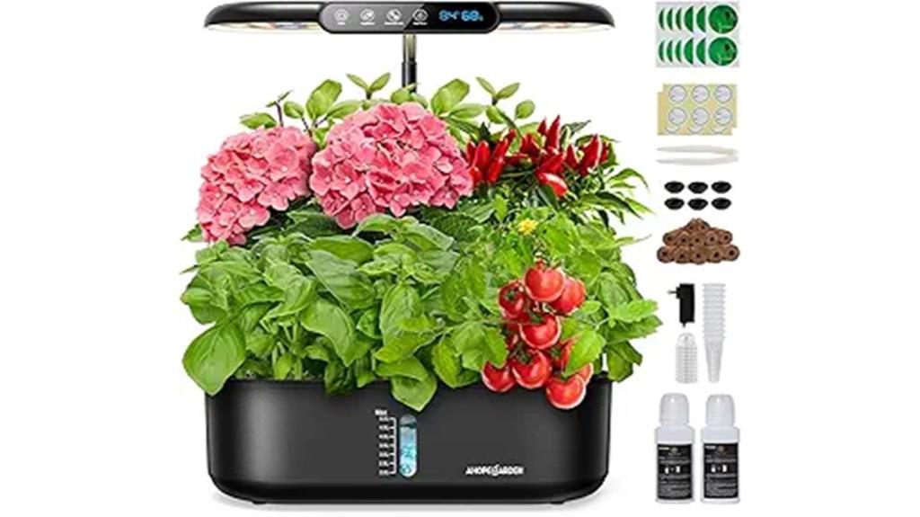 indoor herb hydroponic kit
