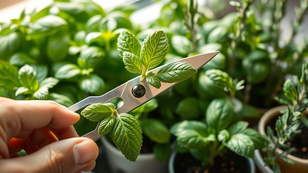 indoor herb pruning techniques