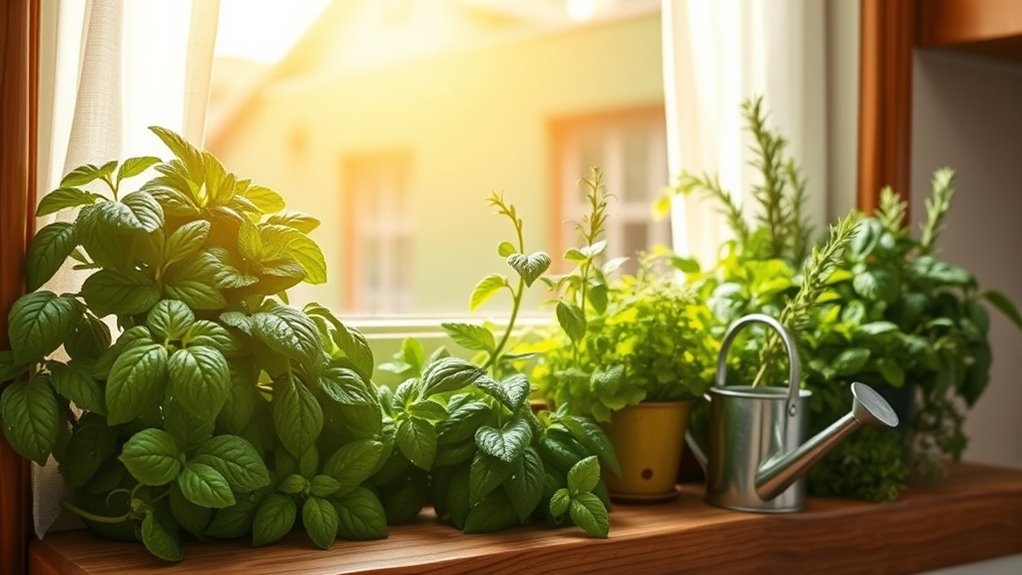 indoor herbs improve health