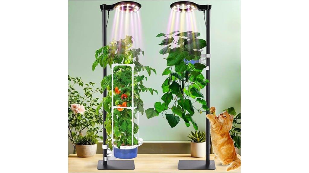 indoor hydroponic growing tower