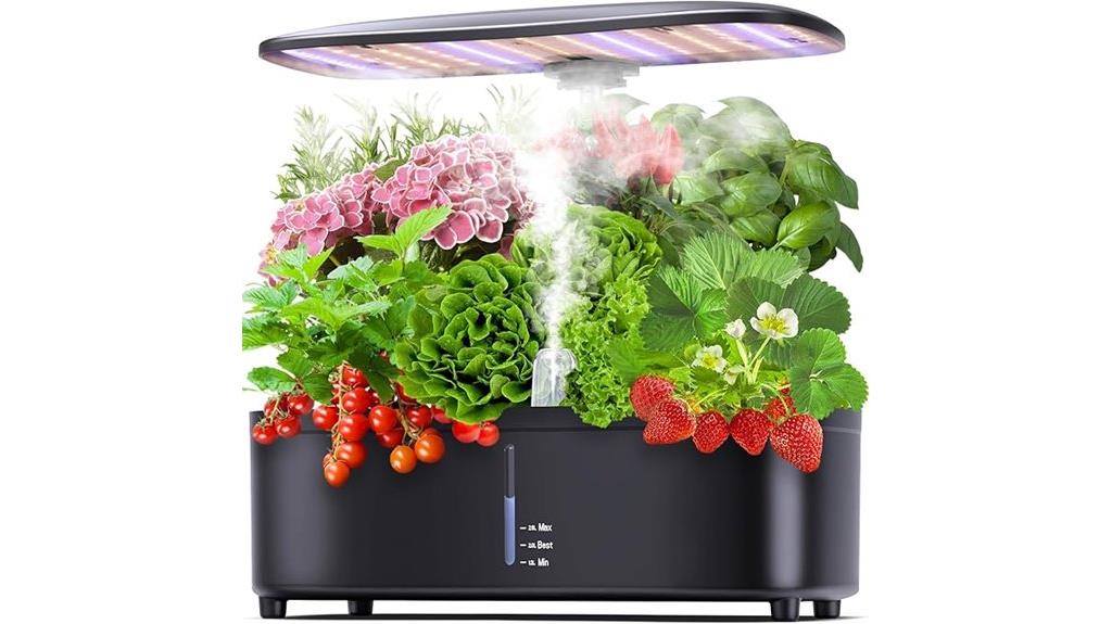 indoor hydroponic herb garden