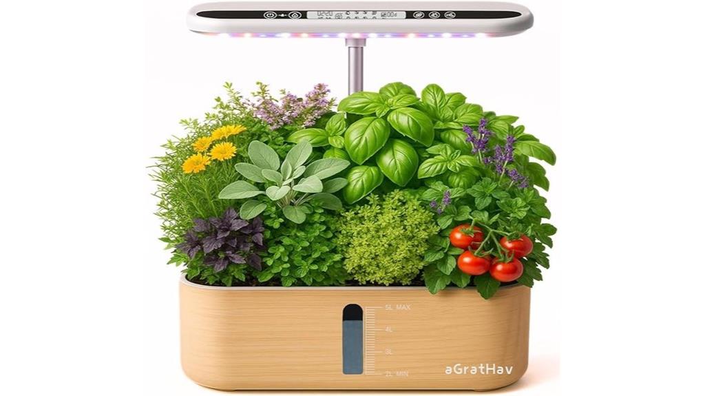 indoor hydroponic herb kit