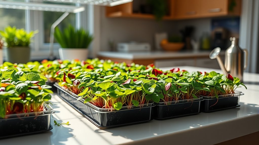indoor microgreens growing essentials