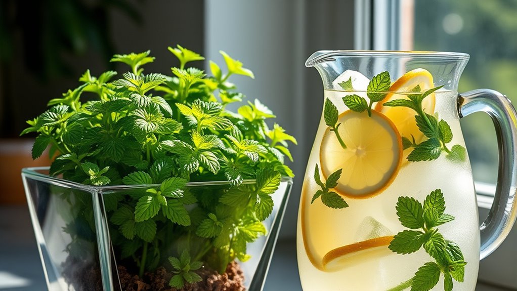 indoor mint drinks