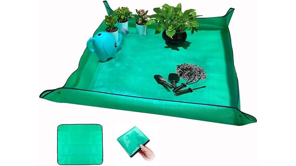 indoor plant repotting mat