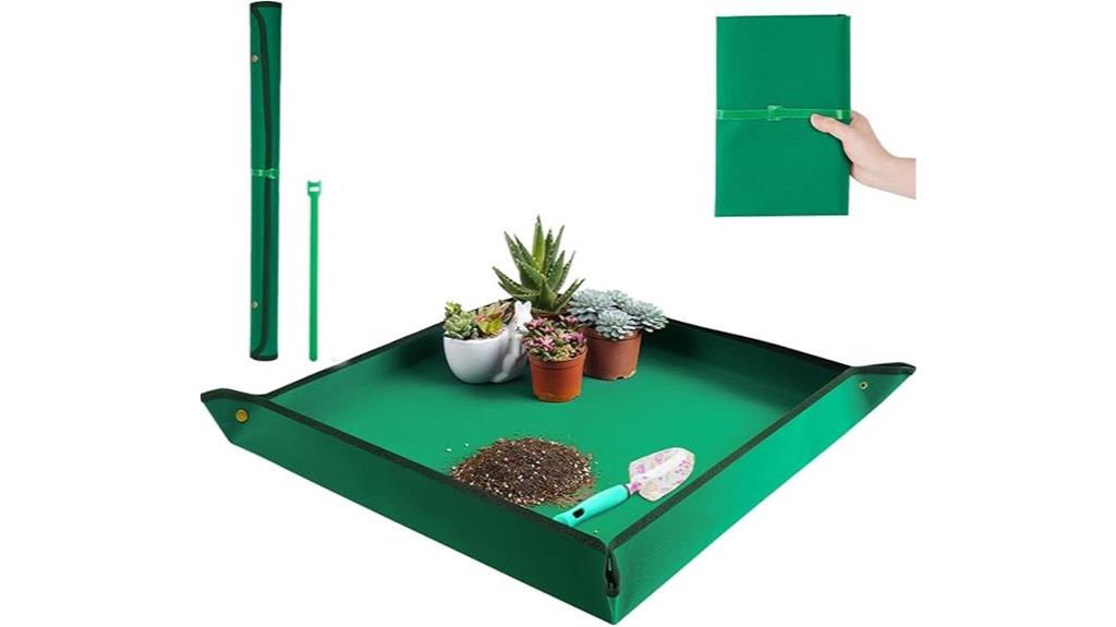 indoor plant repotting mat