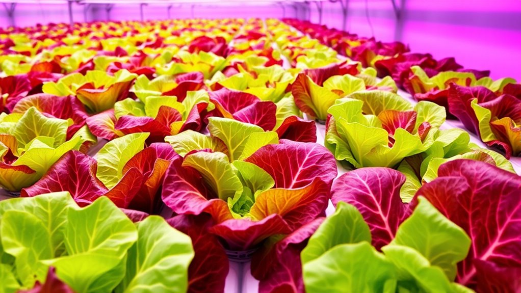 indoor red romaine lettuce