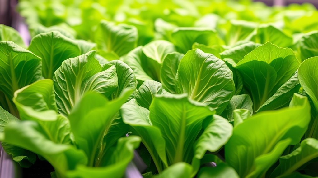 indoor romaine lettuce cultivation