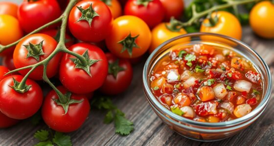 make fresh indoor tomato salsa