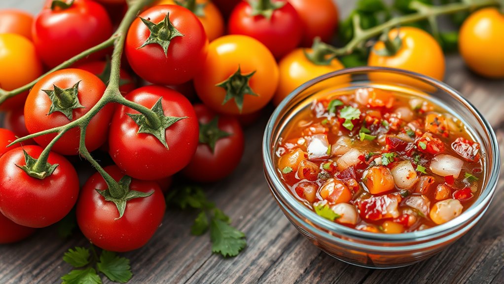 make fresh indoor tomato salsa